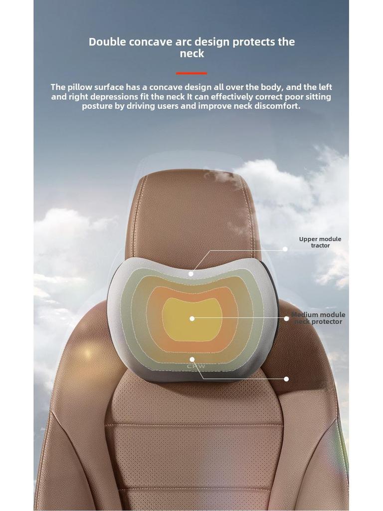 Подушки-подголовники и поясничные подушки из пены с эффектом памяти для роскошных автомобилей