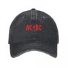 AC DC Back In Black Baseball Cap Wild Ball Hat Beach Outing Brand Unisex Cap Designer Unisex Women's