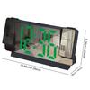 LED Digital Alarm Clock Multifunction Intelligent Luminous Clock Large Screen Projector Ceiling Clock Bedroom Bedside Decoration