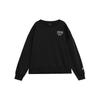 Embroidered Logo Fleece Sweatshirt Women Tops Black FN5438-010