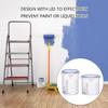 8 шт. Пластиковые контейнеры для краски с крышками Чашки для подкраски Контейнеры для хранения краски со смешивающим шариком Простые в использовании