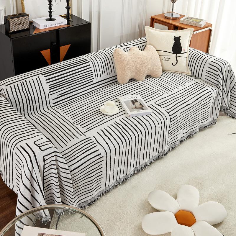 INS стильный чехол для дивана, полотенце, четыре сезона, универсальный простой современный чехол с защитой от царапин, универсальное универсальное покрывало для дивана