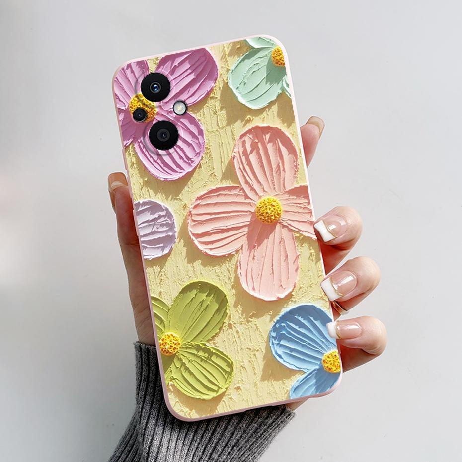Для Oppo Reno7 Z 5G Чехол Reno 7 8 Lite Мультяшный Медведь Лягушка Мягкий Силиконовый Чехол для Телефона Для Oppo Reno 7Z 8Z Reno7Z 5G Задняя Крышка Capa