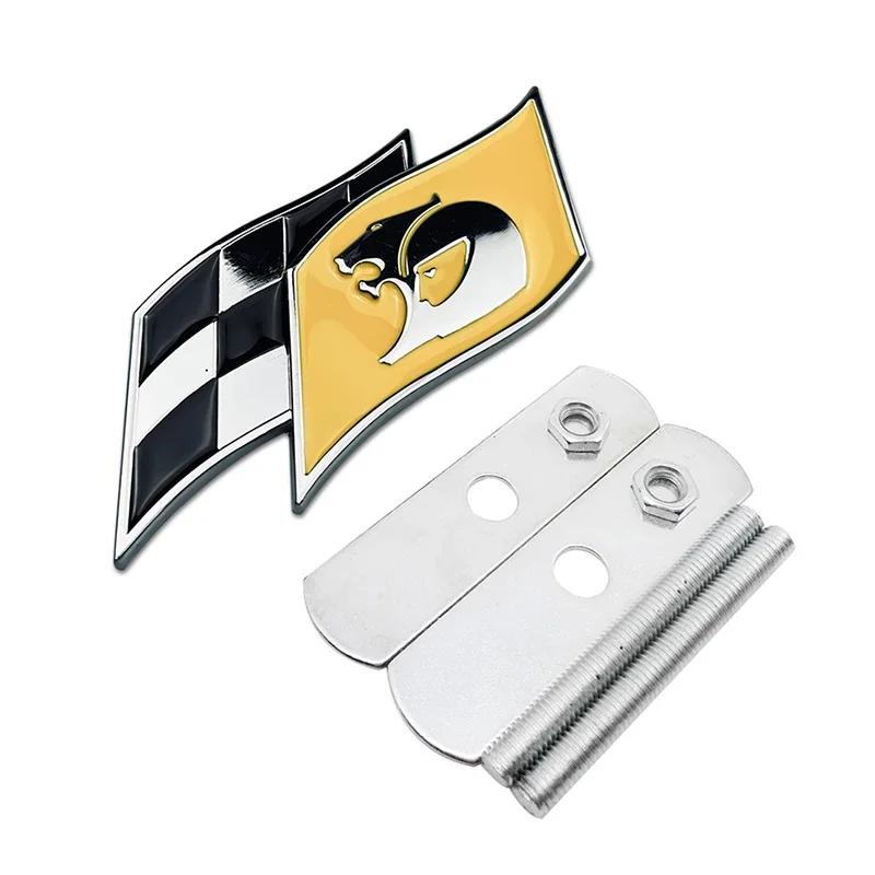Car Front Grille Emblem Tail Box Metal Bagde Sticker