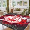 Aberdeen FC Design Crystal Velvet Rug Soft Decorative Mat for Bedroom Entrance