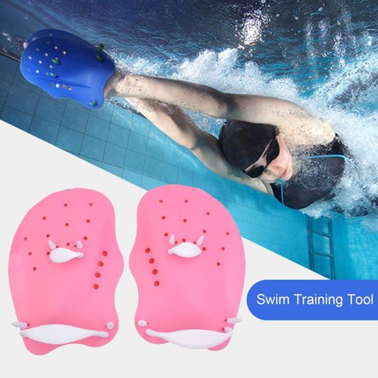 1 пара ручных весла для начинающих, ласты с ремешком, эргономичная форма, сверхлегкий инструмент для обучения плаванию, детский инструмент для дайвинга