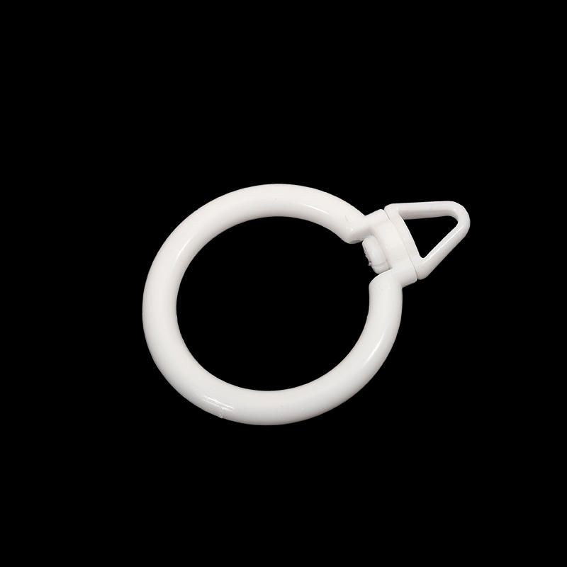 Набор из 10 шт. колец-клипс для штор. Кольца для душевой занавески и портьер. Крючки для штор с люверсами.