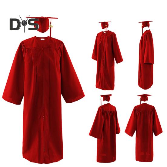 Выпускной мантии, шапочка с кисточками, комплект для выпускного 2025 года, костюм для переодевания, академическое платье унисекс для старшей школы и университета