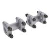 22mm 7 8in Handlebar Risers Mount Clamp Aluminum Alloy Anodized Handle Bar Riser Mount Adapter for ATV Dirt Bike