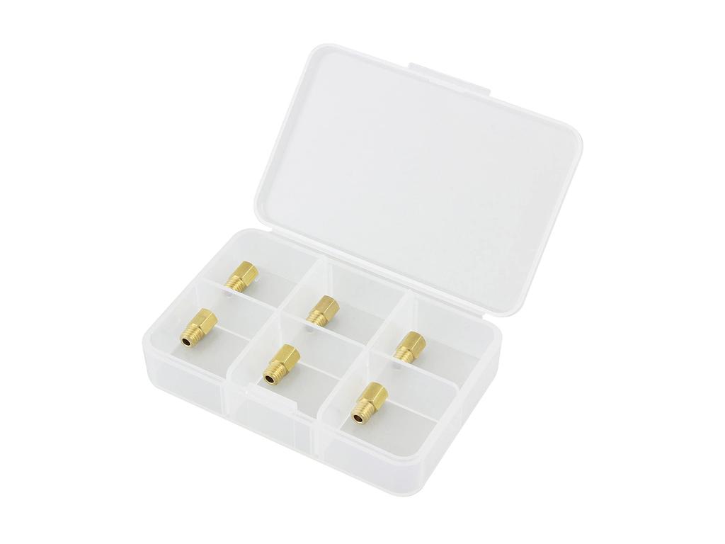 POSH 700041-10 Набор главных жиклеров для мотоцикла 6 жиклеров увеличенного размера Mikuni Hex Large VM20/26/TV26/Flat 24 (6X11.5)