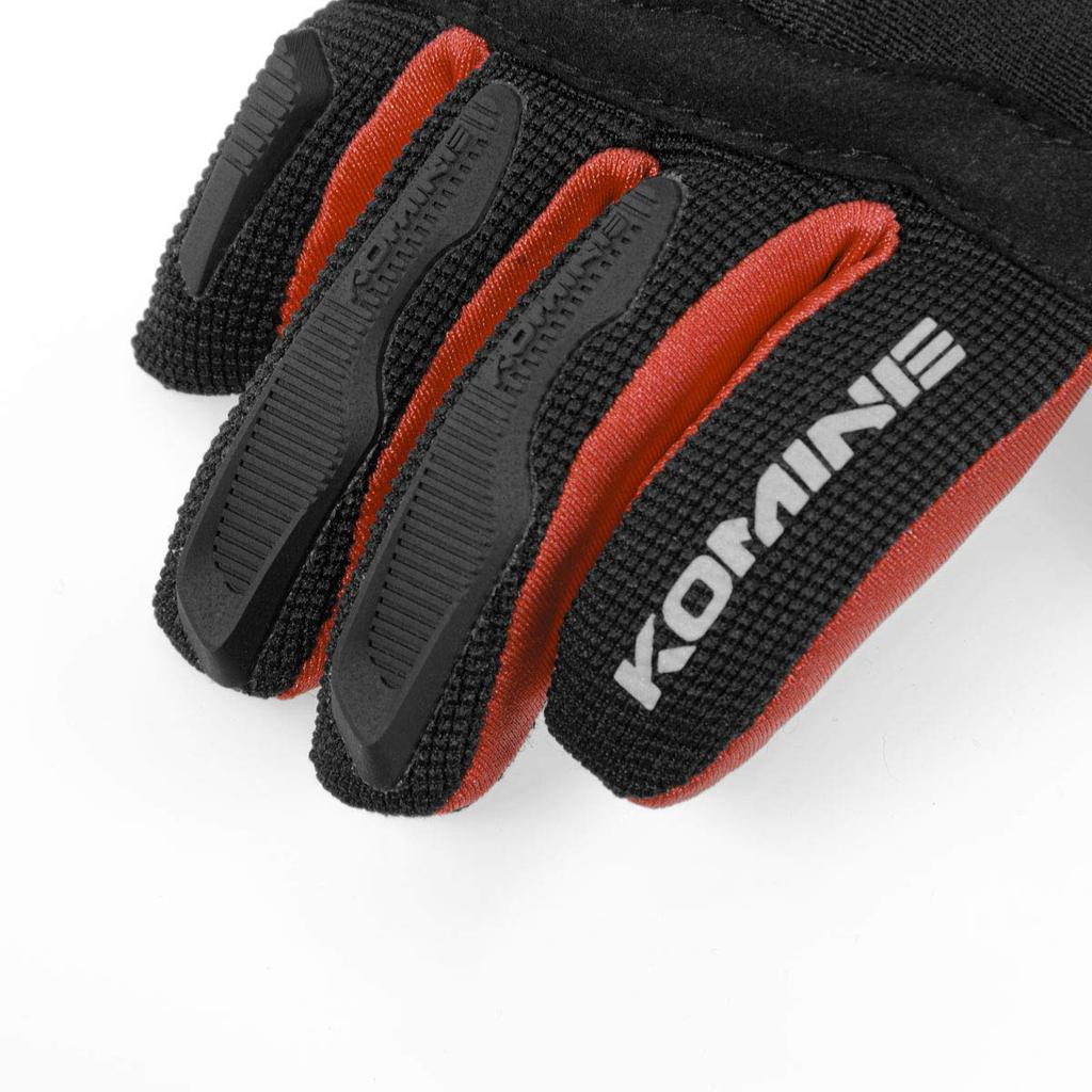 Мотоциклетные защитные детские сетчатые перчатки синие KM 13093 сетчатый материал [Komine] RGK-006