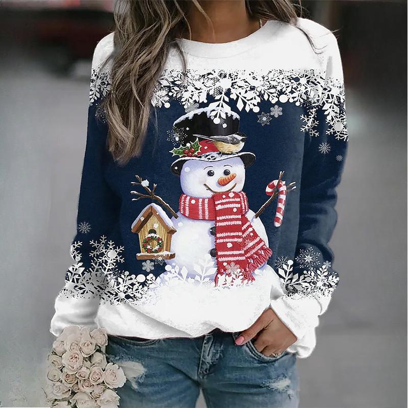 Women's Fashion Casual Long Sleeve O-Neck T-Shirt and Top