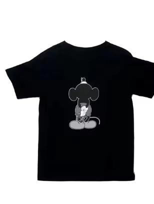2025 New Cartoon Print Summer Shortsleeved Tshirt Unisexs and Womens Trendy Tops Clothing Cotton Soft and Breathable