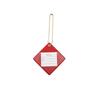 1pc Multiple Color Square PU Luggage Tag – Luggage Check-in Tag, Chain Information Tag for Boarding Passes