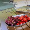 Retro European-Style Tin Camping Plate - Portable BBQ & Picnic Tableware