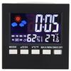 Multi Purpose Sound Control Backlight Digital Alarm Clock Thermometer Hygrometer