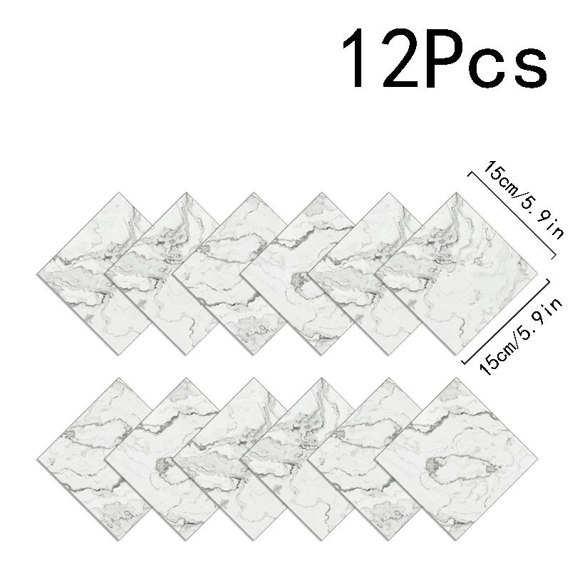 12 шт./компл., искусственные обои, украшение для дома, мраморная плитка, гостиная, ванная комната, наклейка на стену, водонепроницаемая