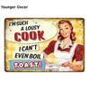 Металлические знаки Wonder Bread Ручная выпечка Винтажный плакат Декор кухни Кафе Бар Магазин Декоративная тарелка Еда Повар Настенная наклейка YI-154