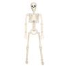 Украшение скелета на Хэллоуин, реалистичная модель структуры человеческих костей, пластиковая сочлененная статуя скелета для двора, сада, дома с привидениями