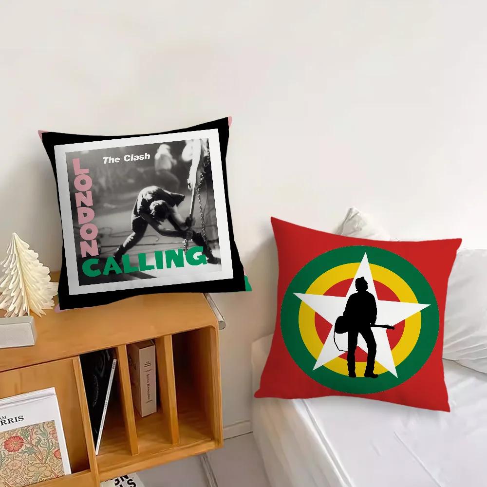 Наволочка Band Гостиная Музыка Изголовье Спальня Офис Подушка Подушка Диван Сон Время Рок Подушка C-Clash Чехол