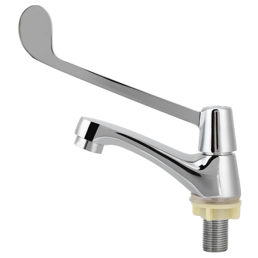 G1/2in Длинная ручка Медицина Одинарный кран для холодной воды для раковины кран для больницы Лаборатория