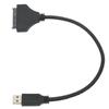 Адаптер USB на SATA Скорость передачи 6 Гбит/с АБС для 2,5-дюймовых HDD SSD 7-15 мм со светодиодным индикатором для Windows