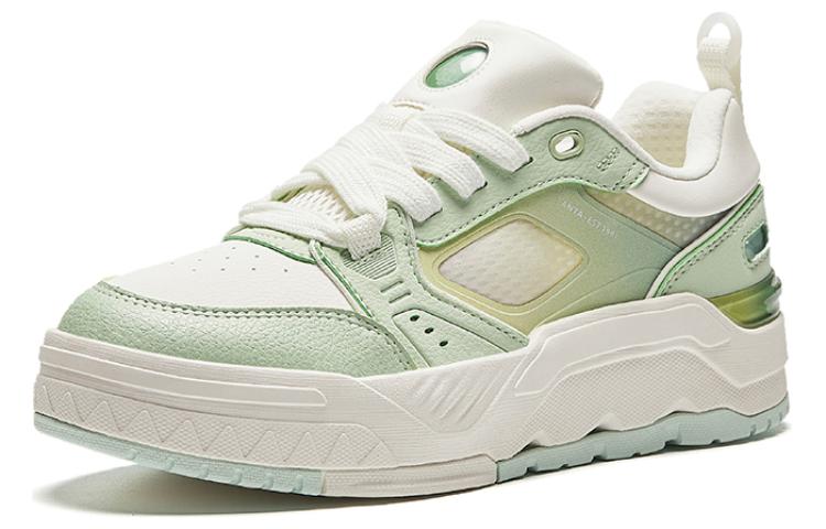 Women's Sneakers Anta Slip Resistant Cushioning Abrasion Resistant Low top Skateboard Shoes Women's White