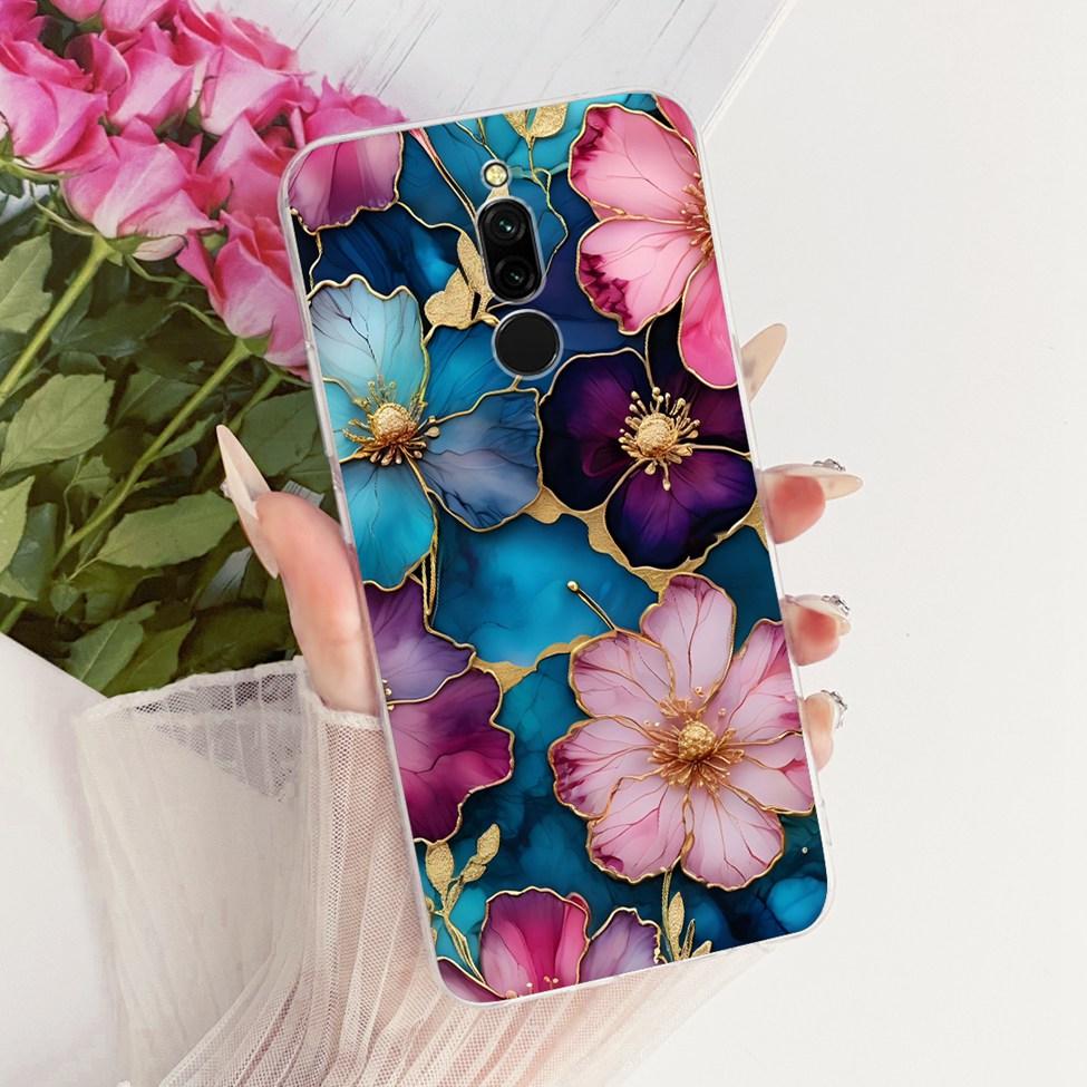 Прозрачный чехол для Redmi 8 Чехол Милый Модный Смешной Расписной Корпус для Xiaomi Redmi 8 M1908C3IC MZB8255IN M1908C3IG M1908C3IH