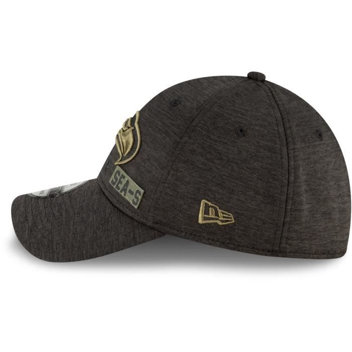 Casquette New Era 39Thirty - Seattle Seahawks - Salute To Service 2020 - Broderies Et Impression Camouflage