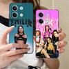 Красивый чехол для телефона Emilia Mernes для Xiaomi Redmi Note 14 13 12 11 10 9 S A Pro Plus Lite 5G Черный Чехол для мобильного телефона Смартфона