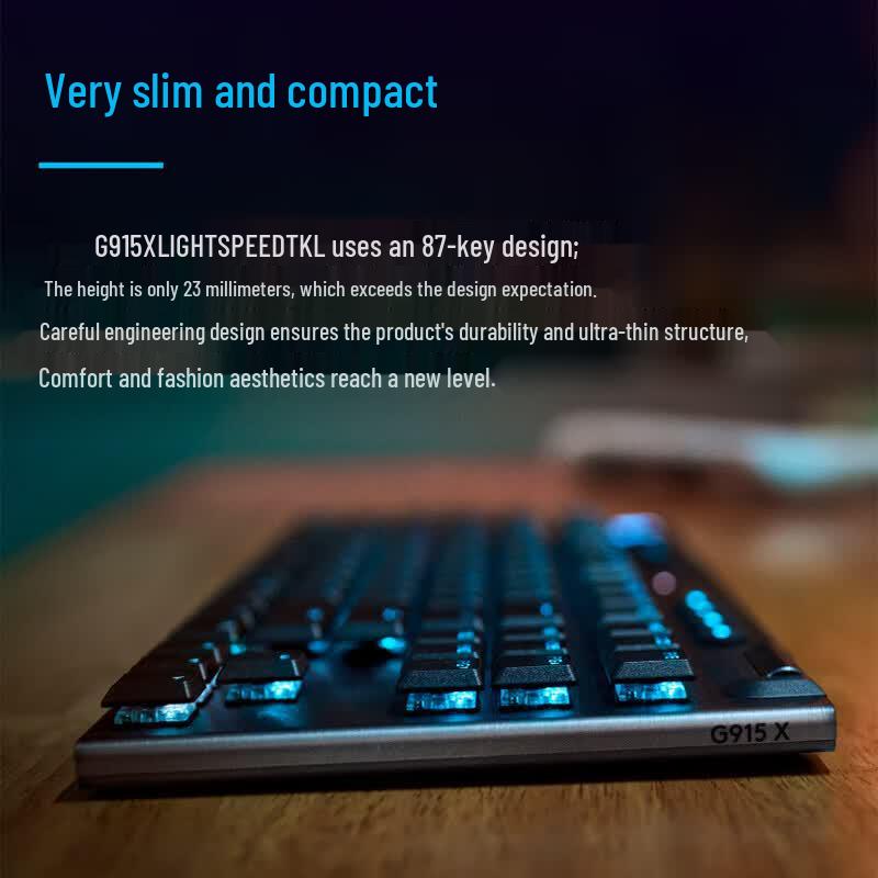 Logitech Беспроводная игровая клавиатура G915 TKL LIGHTSPEED