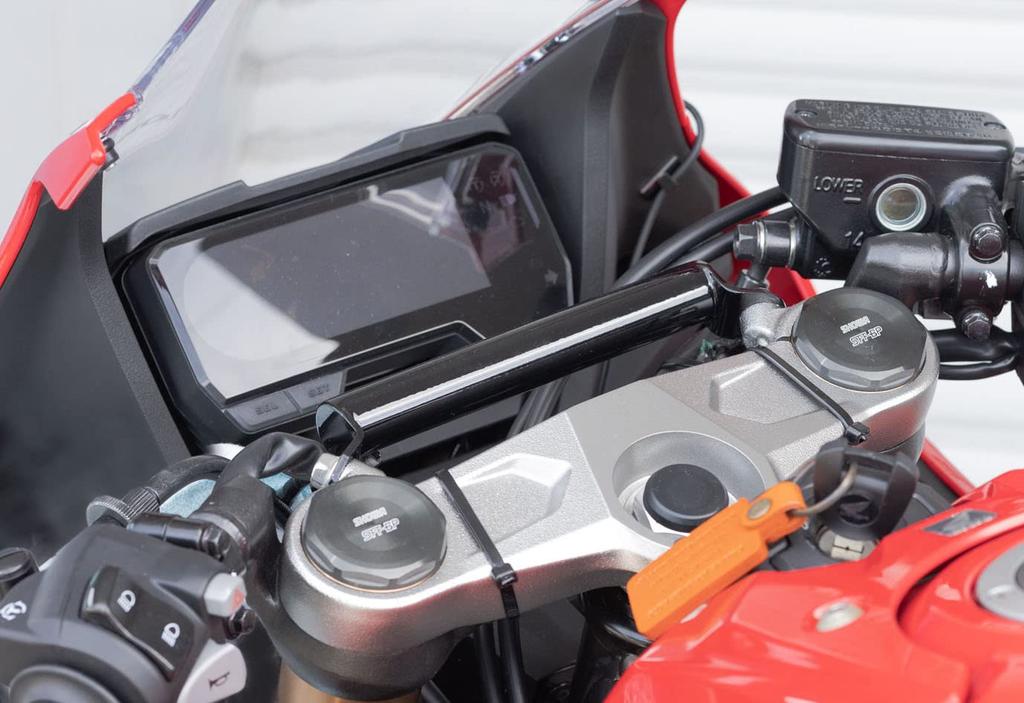 Детали для велосипеда Kijima Stay Handle Mount Bar Steel CBR650R Black ('19-'24) 22,2мм 204-0698