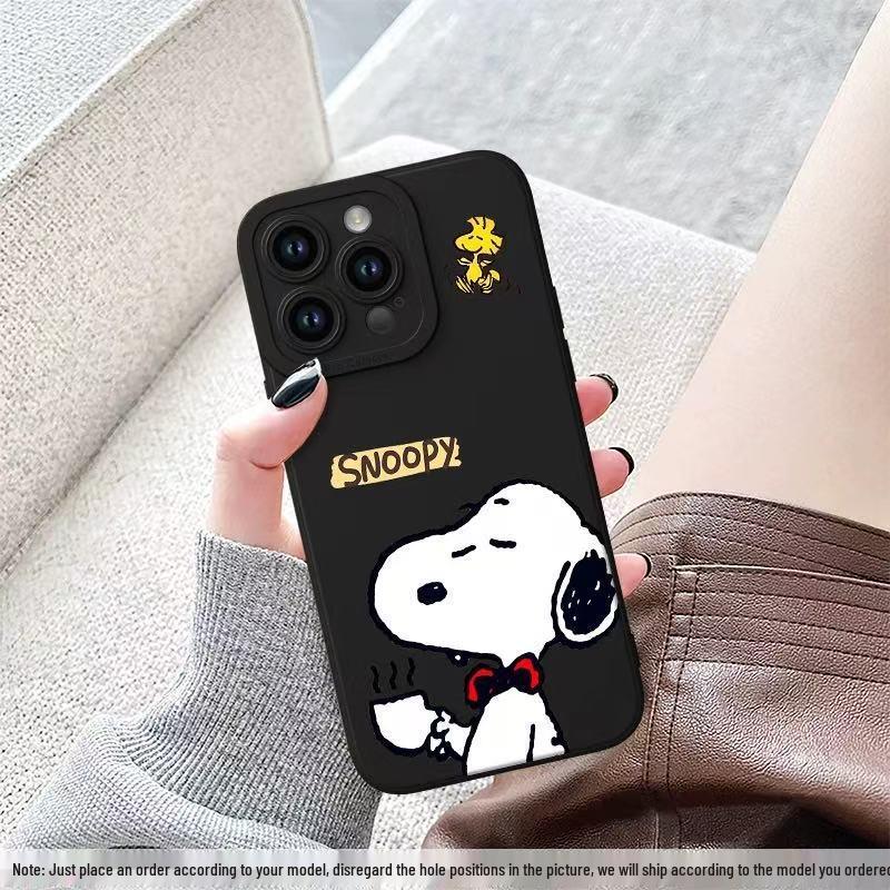 Мультяшный чехол для телефона Snoopy Apple 15 Pro Max, противоударный для новой модели 17