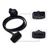 100cm 60cm Flat Thin As Noodle OBD2 OBDII OBD 16Pin ELM327 Male To Female Elbow Extension Cable Diagnostic Scanner Connector
