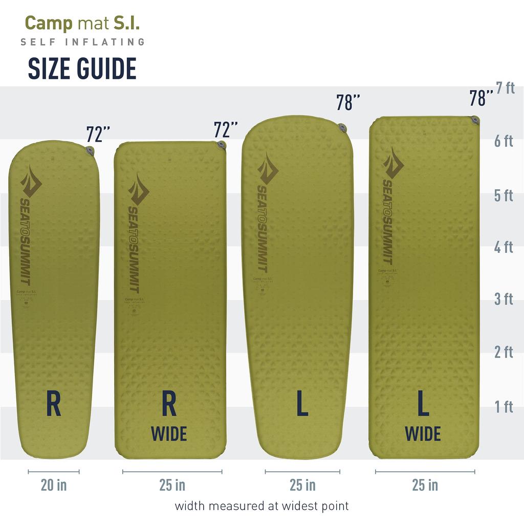 Лагерный коврик SEA TO SUMMIT SI OL прямоугольный L ST81108001