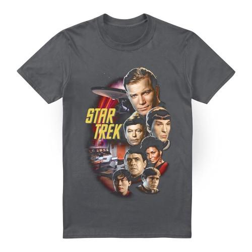 STAR TREK Мужская классическая футболка Crew