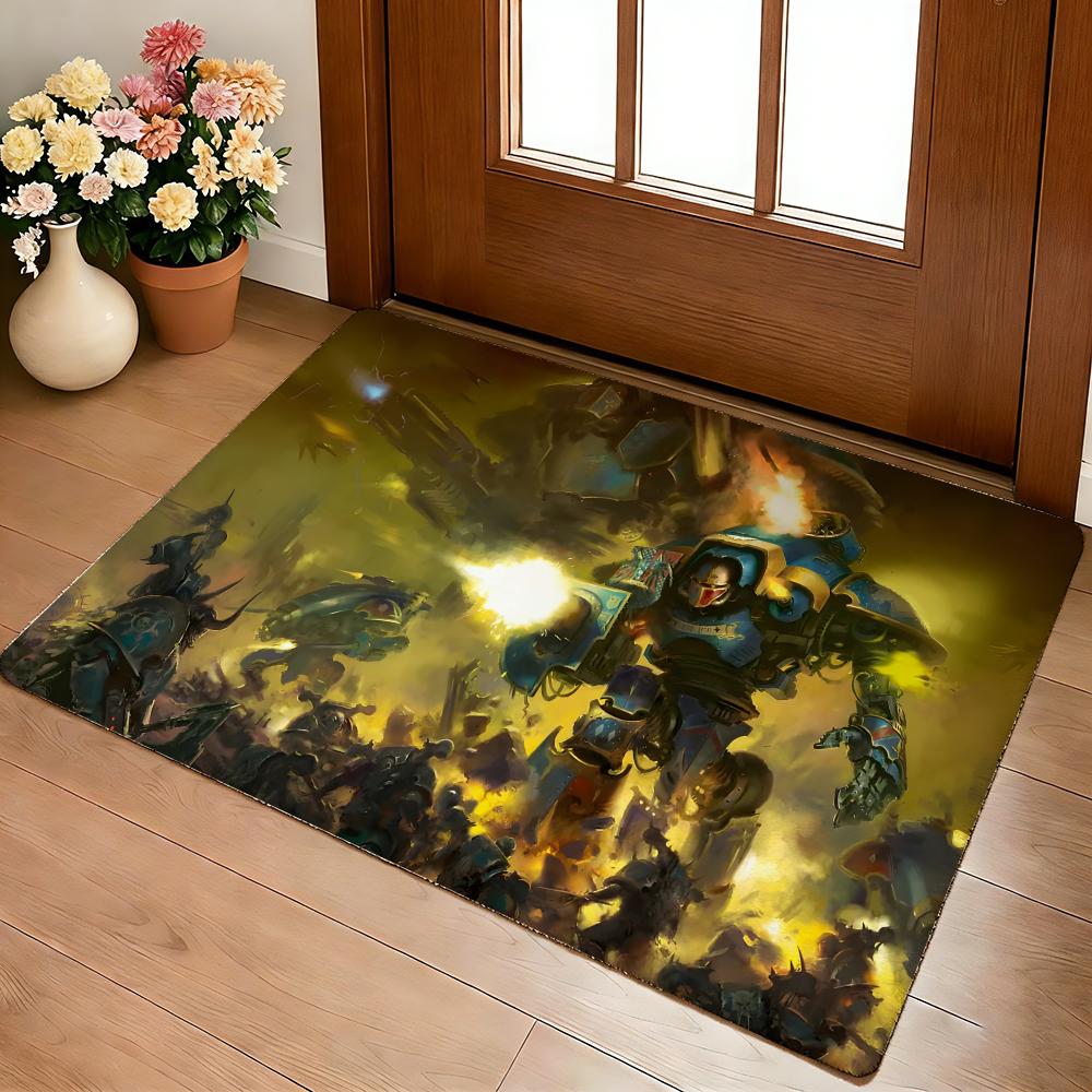 W-W-Warhammer Коврик для пола Уютный Фланелевый Мягкий Толстый Нескользящий Коврик для Гостиной Спальни Кухни Декор Ковры