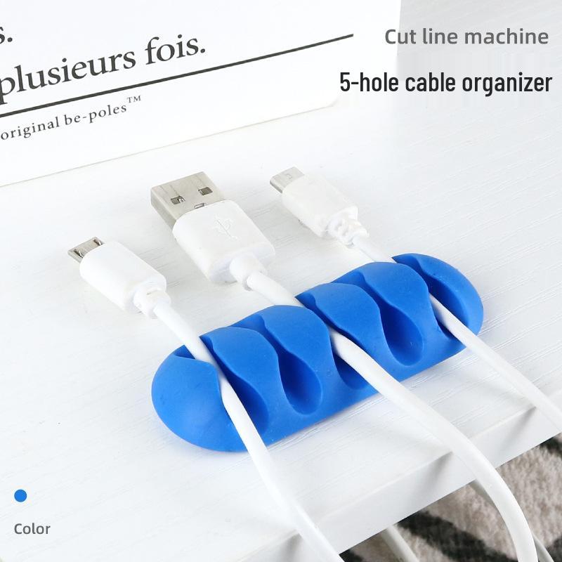 Desktop Cable Organizer and Earphone Storage Clip