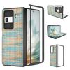 For Honor Magic Vs3 5G Case Leather+PC Phone Cover Plaid Texture