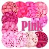 Розовый Цвет 5мм Бусины 1000 Шт Пиксель Арт Hama Beads для Детей Термобусины DIY Пазлы Подарок Детские Игрушки