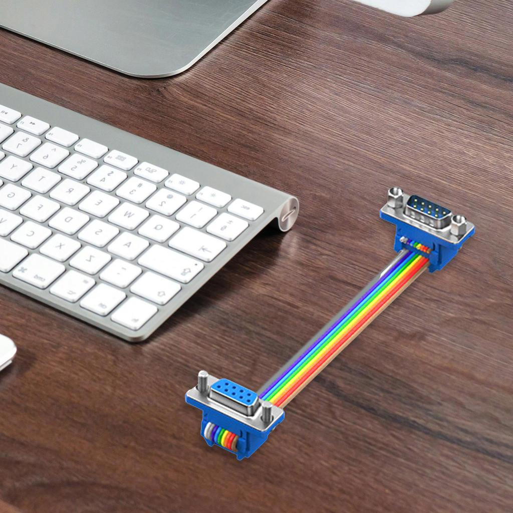 Прямой последовательный удлинительный кабель RS232 с 9-контактным разъемом «папа-мама» для подключения периферийных устройств