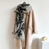 NEW Luxury Brand Women Simple Solid Cashmere Scarf Fashion Universal Winter Warm Shawl Pashmina Tassel Blanket Scarves