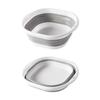 Space-saving Foldable Wash Basin Lightweight Plastic Wash Tub  for Bathroom Kitchen Camping Travel