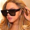 Солнцезащитные очки Retro Square Metal Punk Rock Hip Hop Black Tint Солнцезащитные очки для мужчин и женщин [SHEEN KELLY] (1)