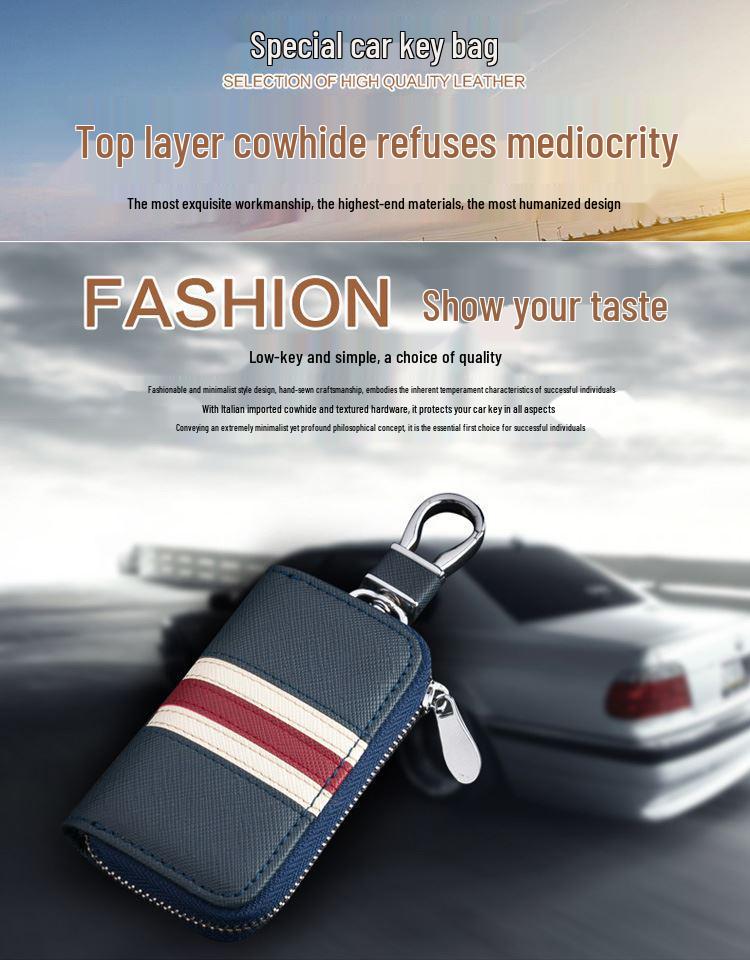 Универсальный чехол для ключа автомобиля для Jaguar XFL E/F-PACE/XF/XEL/XJL/F-TYPE - Стильный и прочный для мужчин и женщин
