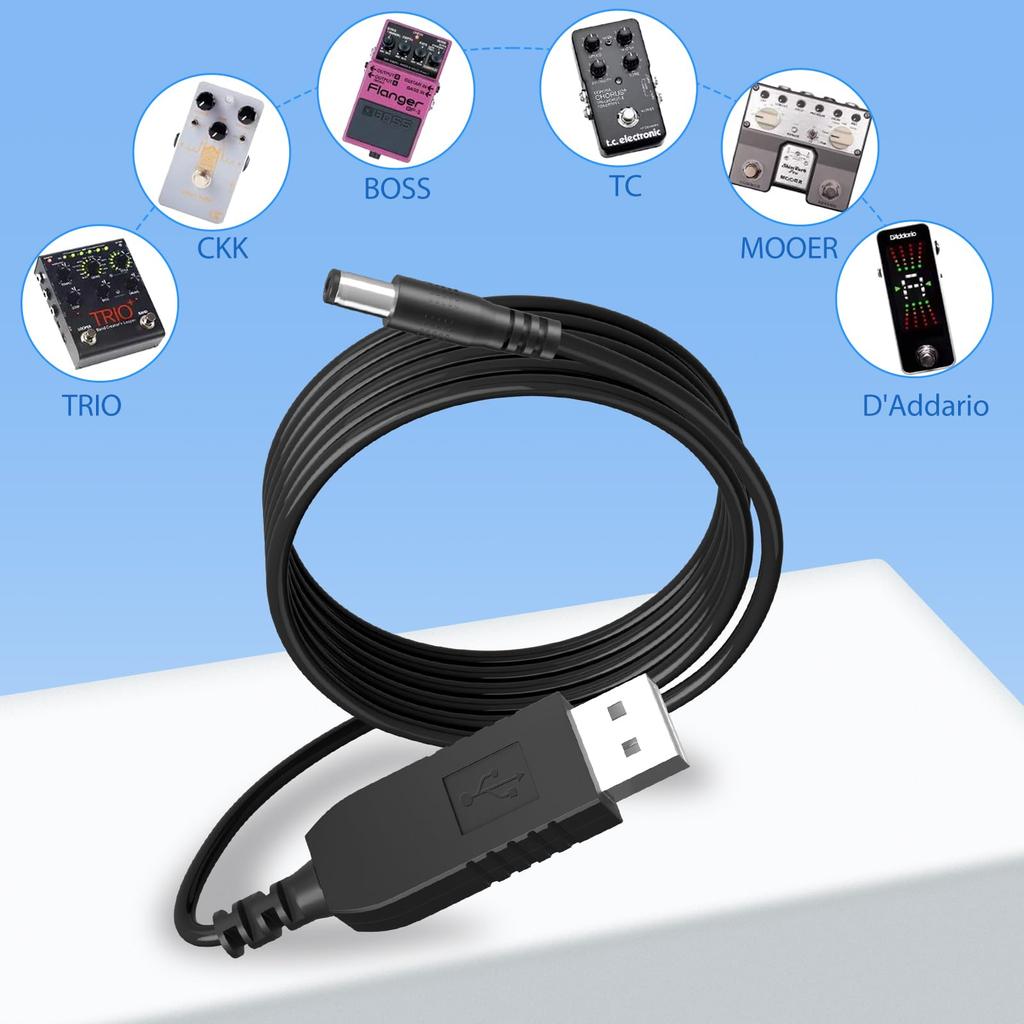 Адаптер переменного тока Punasi для Boss 9 В 1 А Адаптер переменного тока Центр 180 см BOSS ZOOM Donner VOX MXR Effects Bakery KORG Ibanez Muslady Xotic tc electronic Эффектор