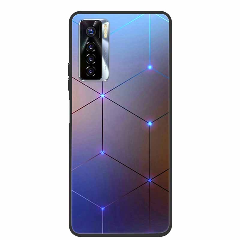 Для Tecno Camon 17 Pro Чехлы 17P 17 Мягкий ТПУ Силиконовый Чехол для Телефона для Tecno Camon 17P Задняя Крышка Бампер Fundas Camon17 CG7n Capa