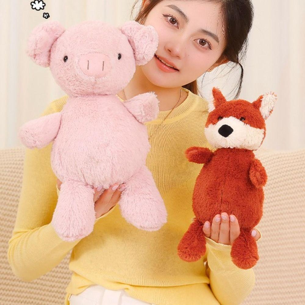 Owl Pig Plush Toy Duck Elephant Stuffed Dolls Sleeping Pillow Penguin Soft Pillow Kids Toys