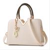 Lady Handbag Fashion Wild Shell Bag Pearl Decoration Shoulder Messenger Female Bag