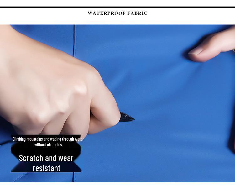 Мужская и женская уличная водонепроницаемая дышащая ветровка - Осень/Зима Плюс бархат и толстая куртка для альпинизма